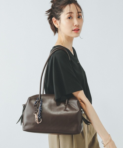 GLOBAL WORK（グローバルワーク） ボストンバッグ スペ軽チャーム付き