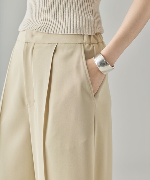 Curensology（カレンソロジー） パンツ /ツイル2WAYワイドパンツ