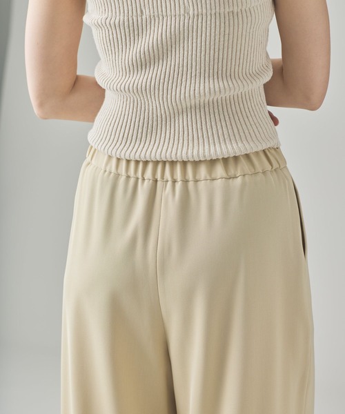 Curensology（カレンソロジー） パンツ /ツイル2WAYワイドパンツ