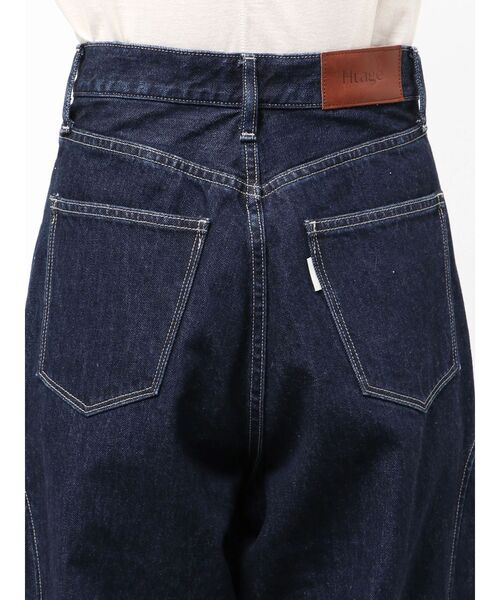 ジーンズ デニム デニムパンツ 「Htage」サイドカットデザインルーズ