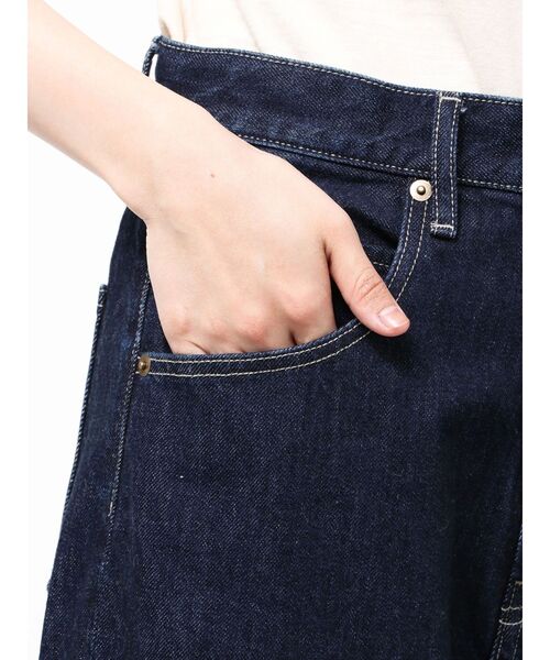 ジーンズ デニム デニムパンツ 「Htage」サイドカットデザインルーズ