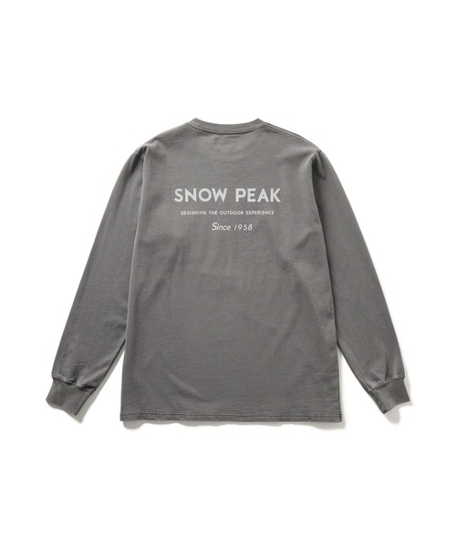 snow peak（スノーピーク） tシャツ Snow Peak / Garment Dyed L/S T