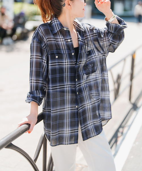Spick＆Span ブラウス シャツ 「WEB限定追加」コットンボイル