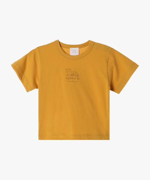 agnes b.（アニエスベー） tシャツ ベビー ロゴ コットン 半袖 Tシャツ