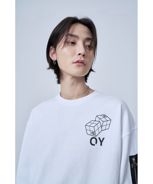 「OY」 長袖Tシャツ 1 ブラック メンズ