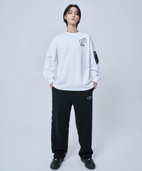 「OY」 長袖Tシャツ 1 ブラック メンズ