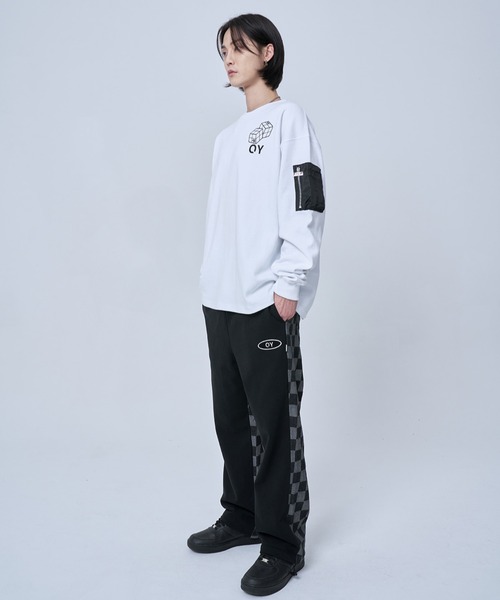 「OY」 長袖Tシャツ 1 ブラック メンズ