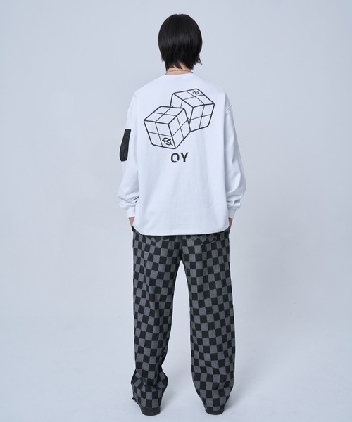 「OY」 長袖Tシャツ 1 ブラック メンズ