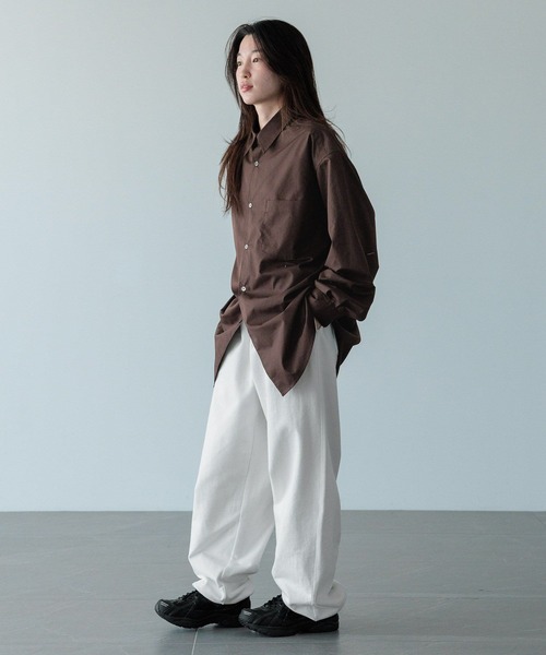 LOWRYS FARM（ローリーズファーム） シャツ 「LFM(U)」BROAD