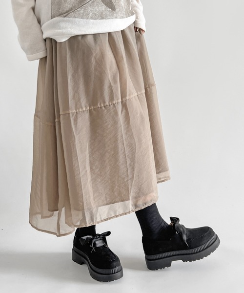Shoes in Closet（シュークロ） ローファー 軽量厚底 2段ソール サテン