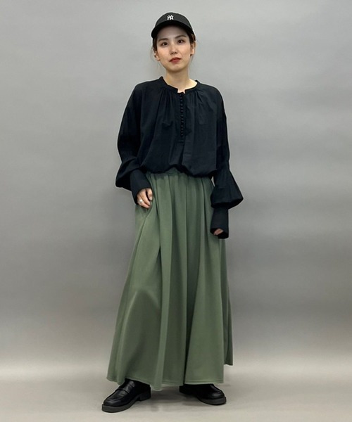 「niko and...」 長袖チュニック MEDIUM ネイビー レディース