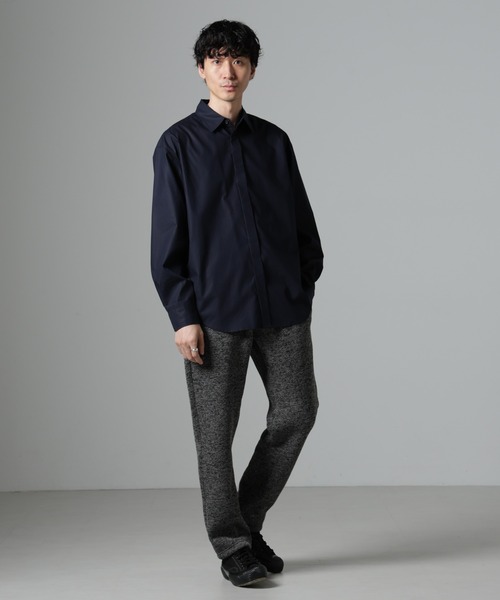 NANO universe（ナノ・ユニバース） イージーパンツ L チャコール