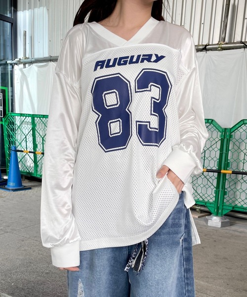 repipi armario（レピピアルマリオ） tシャツ フットボールロンT 