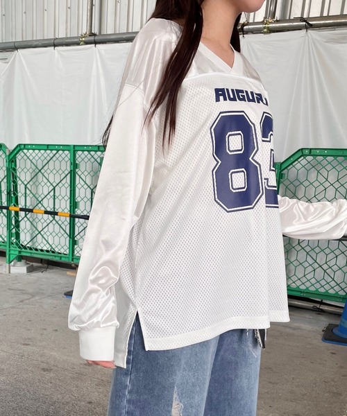 repipi armario（レピピアルマリオ） tシャツ フットボールロンT