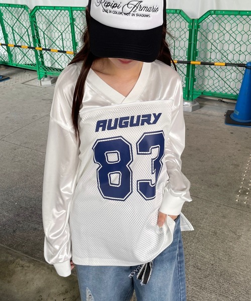 repipi armario（レピピアルマリオ） tシャツ フットボールロンT