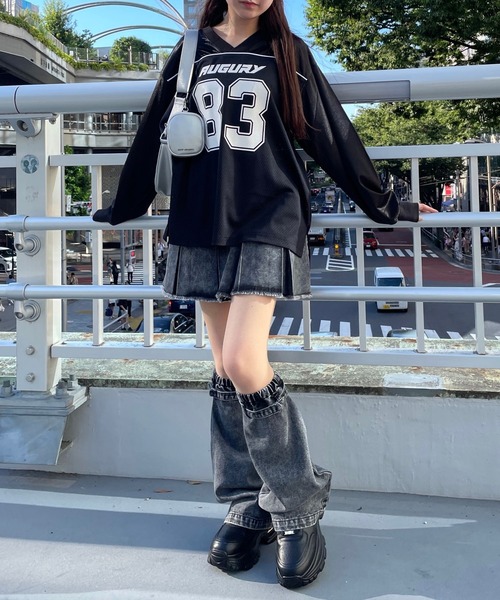 repipi armario（レピピアルマリオ） tシャツ フットボールロンT