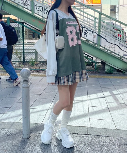 repipi armario（レピピアルマリオ） tシャツ フットボールロンT