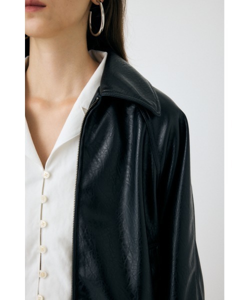 MOUSSY（マウジー） ブルゾン アウター F/LEATHER GATHER ブルゾン