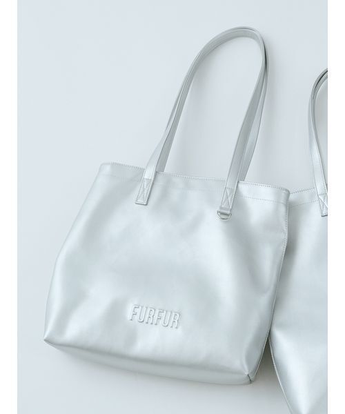 FURFUR トートバッグ エンボスロゴトートバッグM レディース