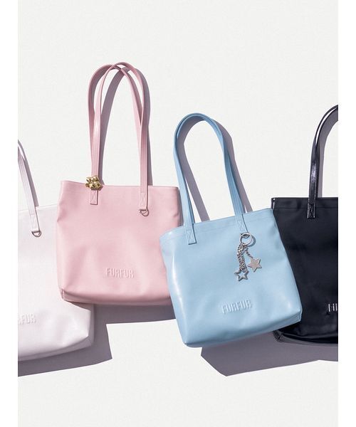 FURFUR エンボスロゴトートバッグM ピンク WEB限定カラー】トートバッグ(バッグ)｜FURFUR（ファーファー