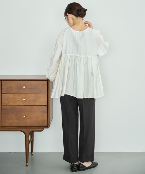 mil（ミル） ブラウス シャツ 「人気・再生産」 2wayチュニック