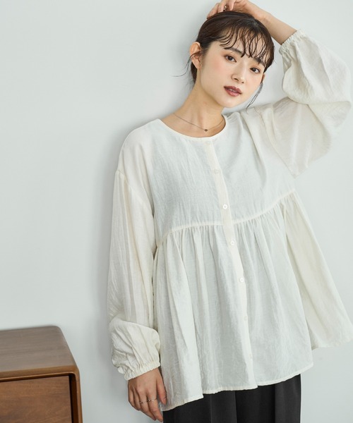 mil（ミル） ブラウス シャツ 「人気・再生産」 2wayチュニック