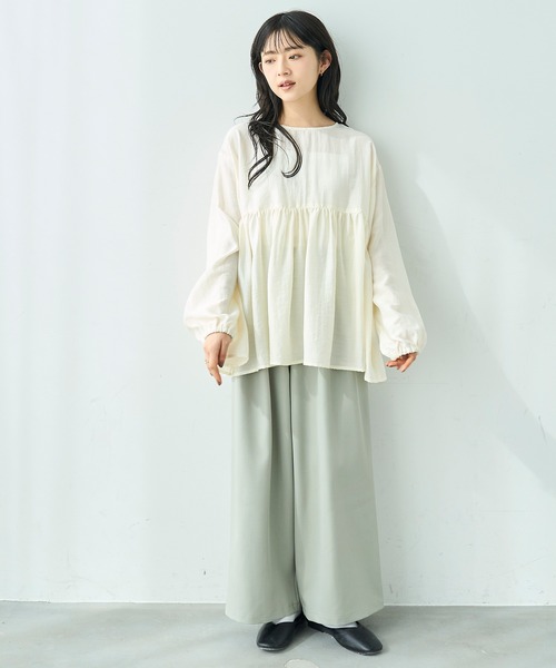 モユル　レアなチュニック mil（ミル） ブラウス シャツ 「人気・再生産」 2wayチュニック