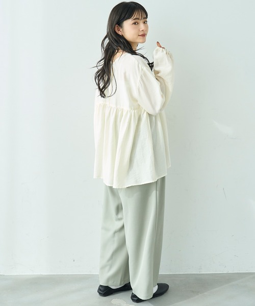 mil（ミル） ブラウス シャツ 「人気・再生産」 2wayチュニック