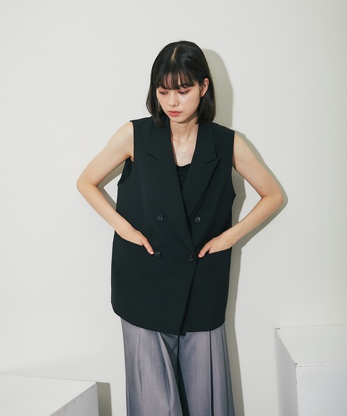 「SMILE ORCHID」 ベスト M ブラック レディース