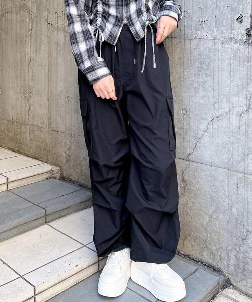 INGNI（イング） ワイドパンツ カーゴパンツ イージーカーゴパンツ