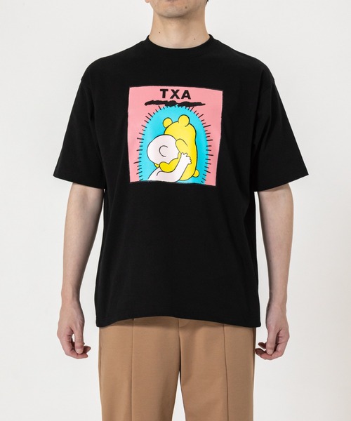 コバヤシ様 TXA tシャツ 我喜屋位瑳務 S/S T-shirt Black メンズ レディース