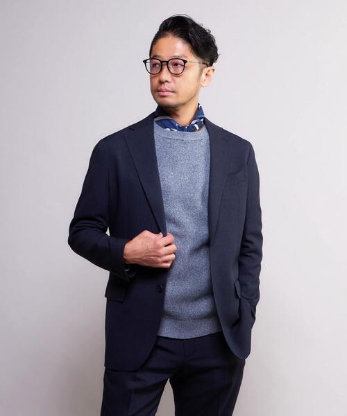 【美品】Melrose スーツ4点セット MEN'S MELROSE セレモニースーツ セットアップ 入園式 卒園式 グレン