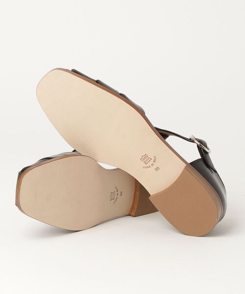 「Demi-Luxe BEAMS」 フラットサンダル 36 ブラウン系その他3 レディースの画像