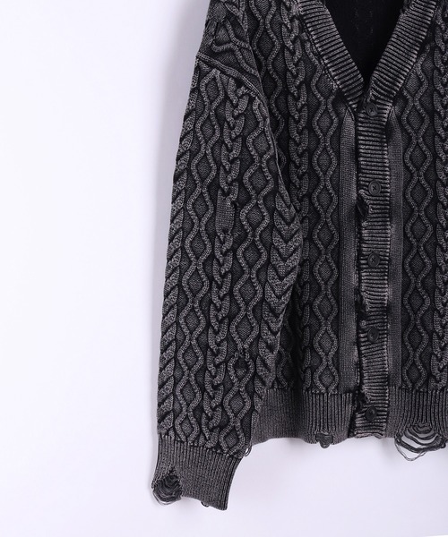 WESTSEA（ウエストシー） カーディガン 5G ストーンウォッシュ