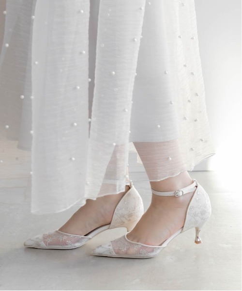 「RANDA」 ヒールサンダル M ダークグレー レディース_画像7