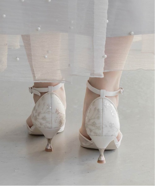 「RANDA」 ヒールサンダル M ダークグレー レディース_画像8