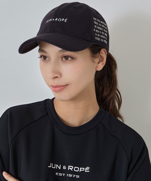 JUN&ROPE'（ジュンアンドロペ） キャップ 帽子 レディース ロゴ入り