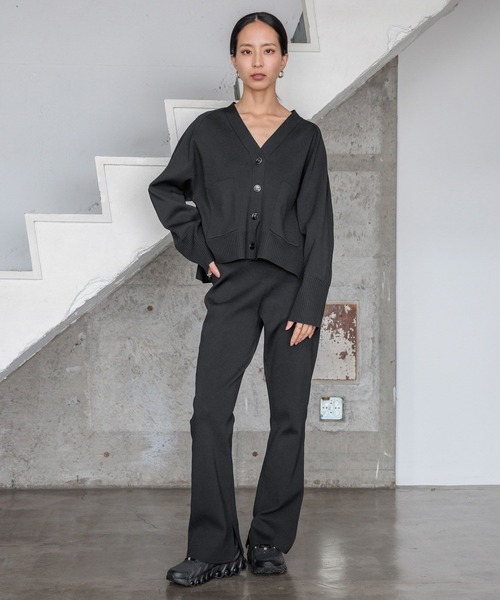 HEREIAM カーディガン 「HEREIAM」クロップドカーディガン レディース