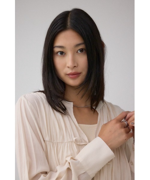 AZUL BY MOUSSY（アズールバイマウジー） カーディガン フロントリボン