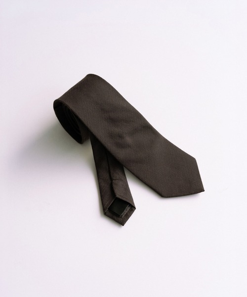 WYM LIDNM ネクタイ SILK COTTON NARROW TIE : ZOZOTOWN Yahoo!店