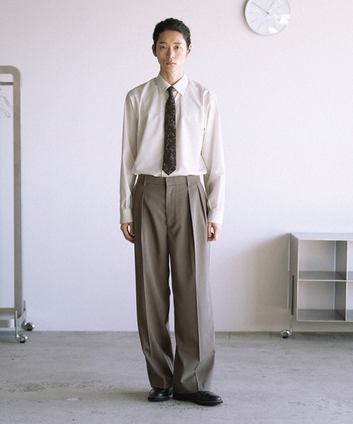 WYM LIDNM ネクタイ SILK COTTON NARROW TIE : ZOZOTOWN Yahoo!店