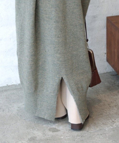 「Crisp」 ニットワンピース FREE ベージュ レディース_画像3