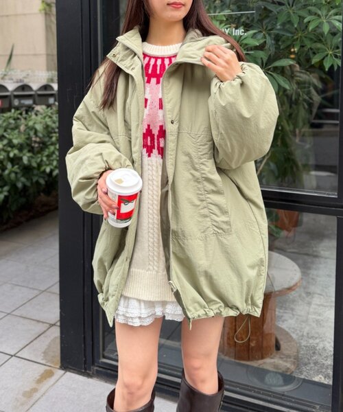 w closet（ダブルクローゼット） コート アウター リバーシブル