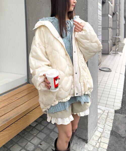 w closet（ダブルクローゼット） コート アウター リバーシブル