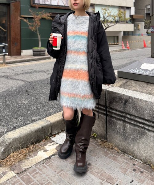 w closet（ダブルクローゼット） コート アウター リバーシブル