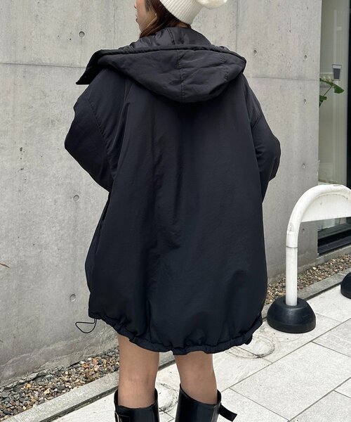 美品 ロージーモンスター リバーシブルキルティングコート ブラック 2way 未使用 rosy monste ロージーモンスター オーバーサイズ リバーシブル
