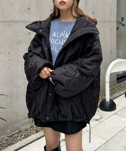 専用♡未使用に近い♡ロージーモンスター M フワフワ リバーシブルコート 黒 白 w closet（ダブルクローゼット） コート アウター リバーシブル