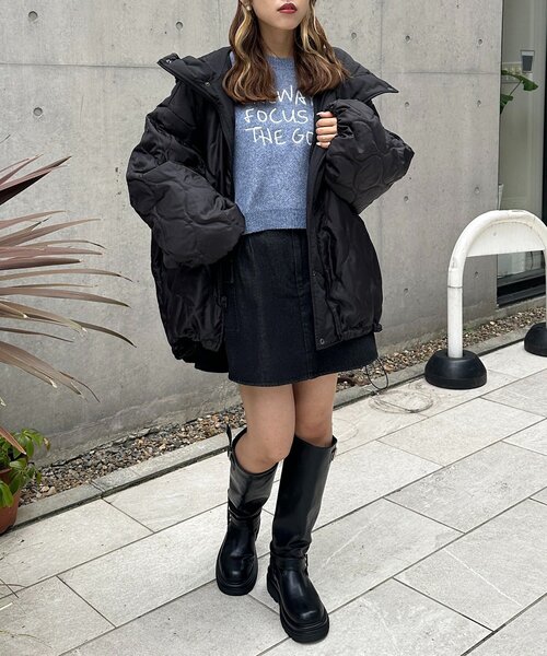 w closet（ダブルクローゼット） コート アウター リバーシブル