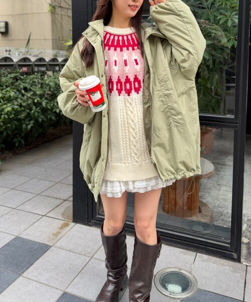 w closet（ダブルクローゼット） コート アウター リバーシブル