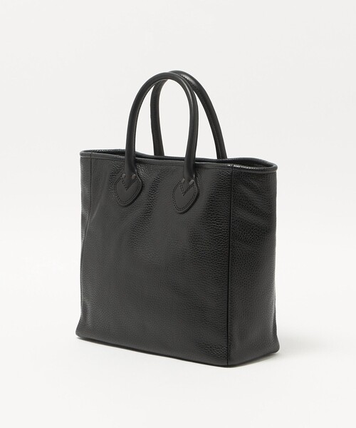 トートバッグ　レザー　ユナイテッドアローズ シボ レザーライク ジップ トート バッグ